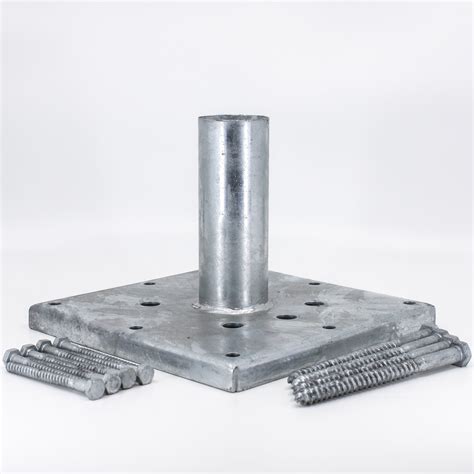 6x6 galvanized concrete posts